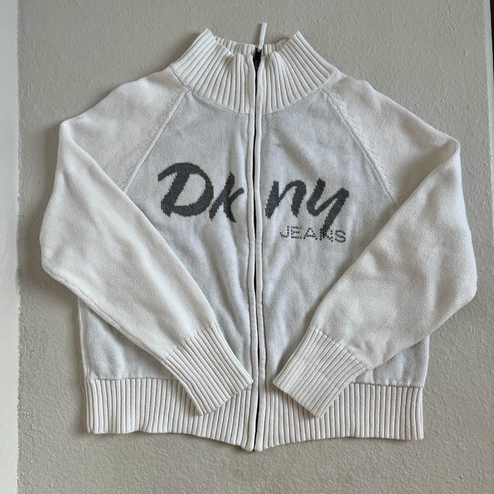 Dkny creneck cardigan sweater jacket